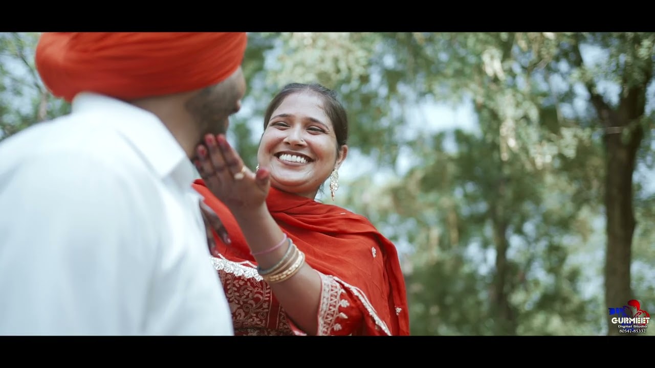 New best Punjabi  Pre-wedding song    Satnam 💕 Rukmandeep shoot by Gurmeet studio 8054785332
