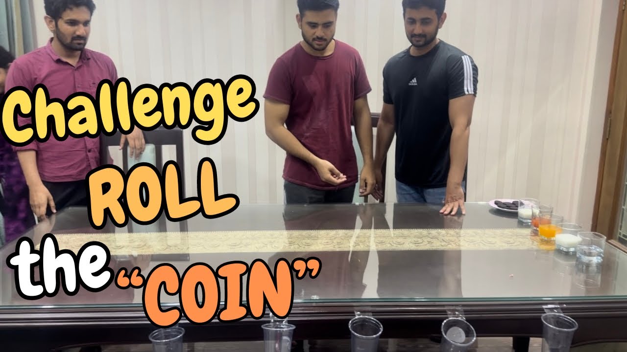 Challenge Roll the &ldquo;COIN&rdquo; 😃| Funny game 😅| Shoday Showbaz 👨&zwj;👨&zwj;👧&zwj;👦