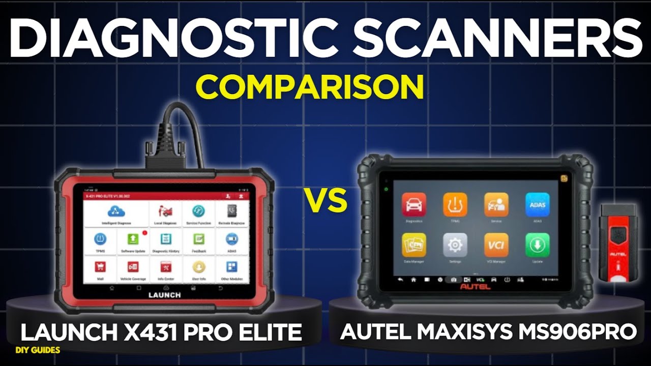 Launch X431 Pro Elite Vs Autel MaxiSys MS906Pro Comparison | Which One Has Deeper System Access?