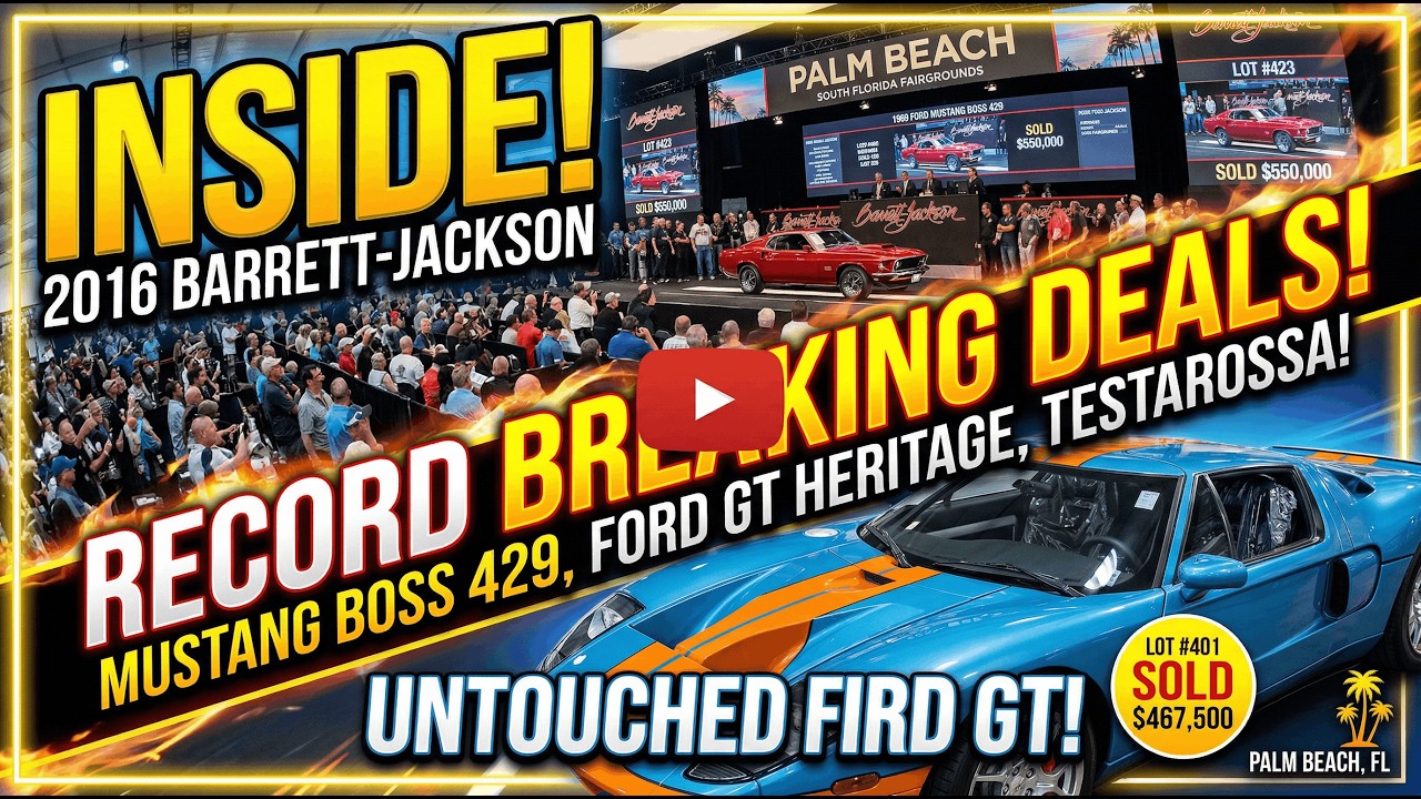 Inside 2016 Barrett-Jackson Classic Car Auction - Palm Beach, FL