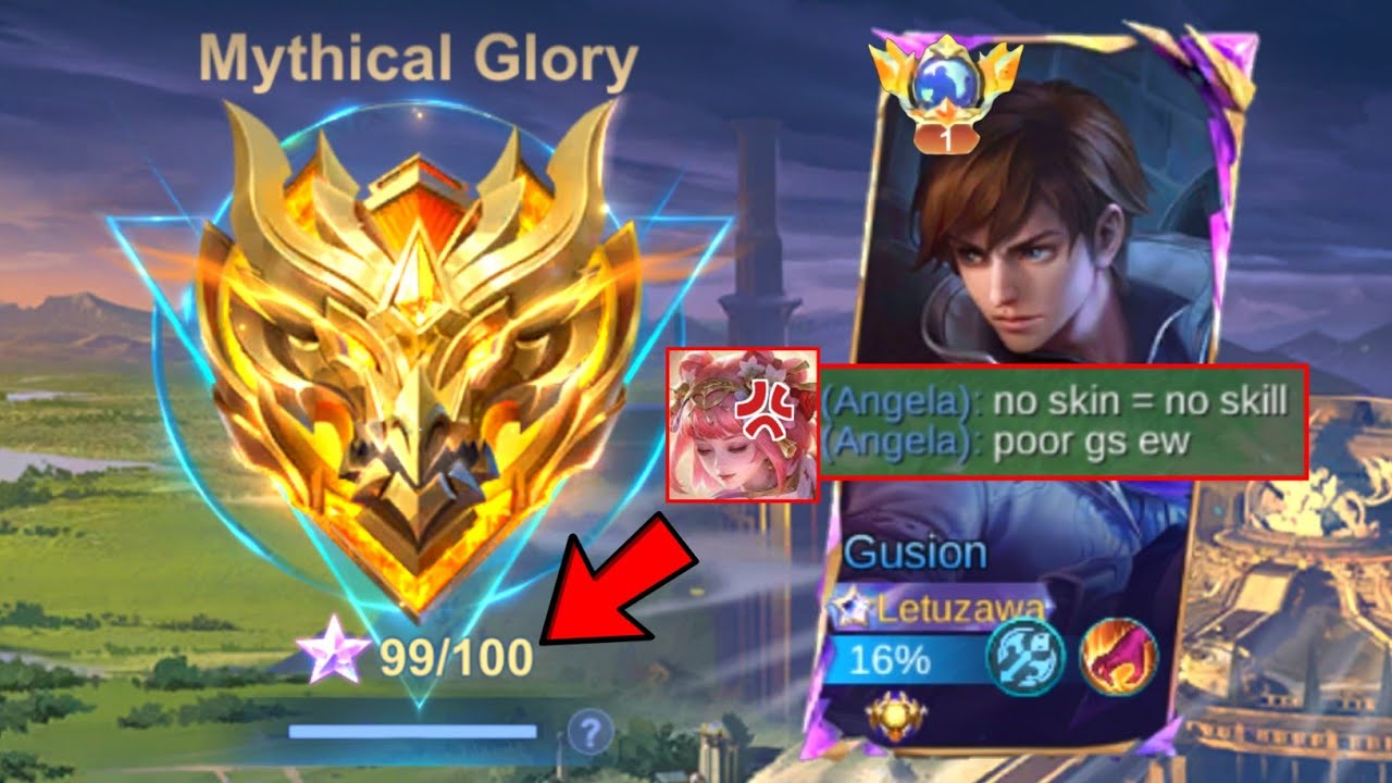GUSION NO SKIN PRANK В МОЕМ ПОСЛЕДНЕМ МАТЧЕ ПЕРЕД IMMORTAL💀 ЭТО СЛУЧИЛОСЬ...
