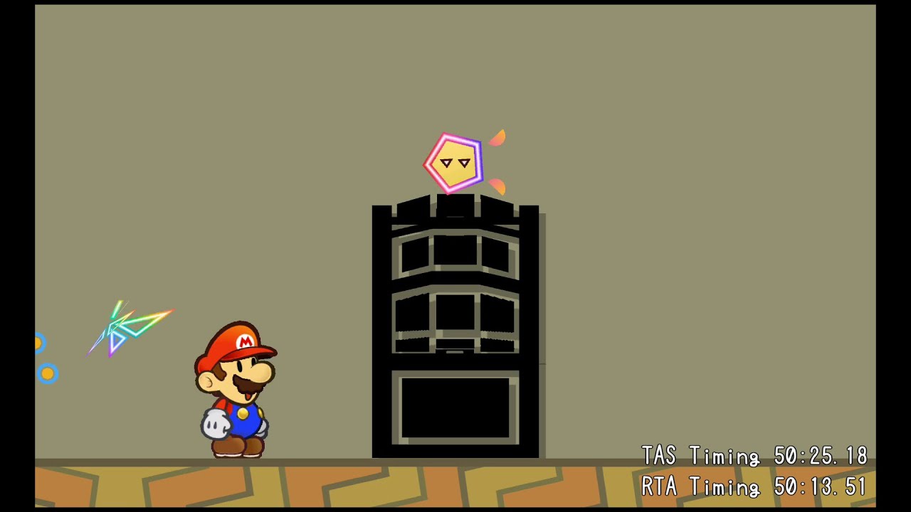 [TAS] Super Paper Mario - Flipside Pit of 100 Trials in 50:46.03