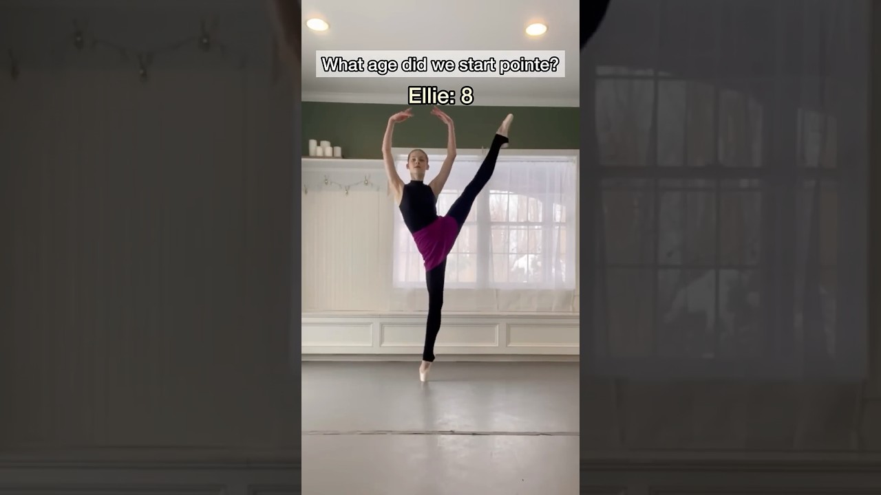 What Age Did We Start Pointe?🩰😲  #ballet #ballerina #shorts #short