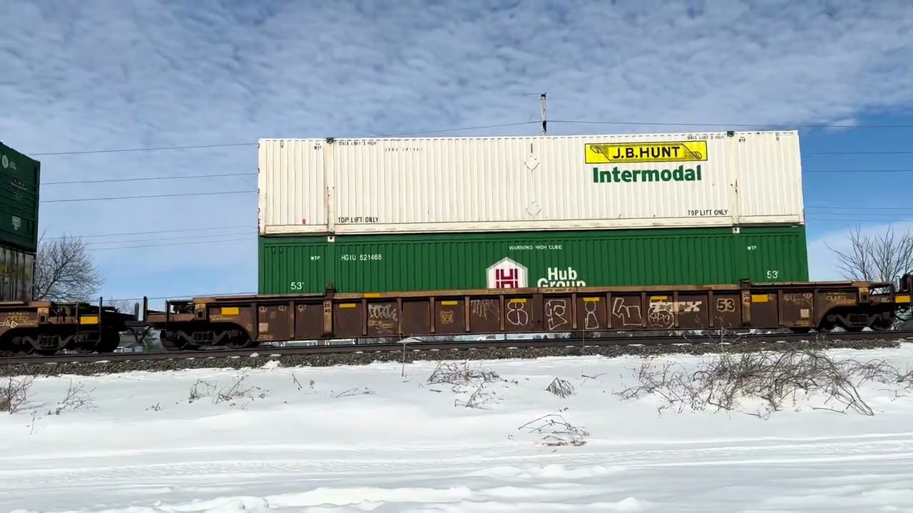 Central Railroad of New Jersey NS1071 - Wauseon, Ohio (2/8/26)