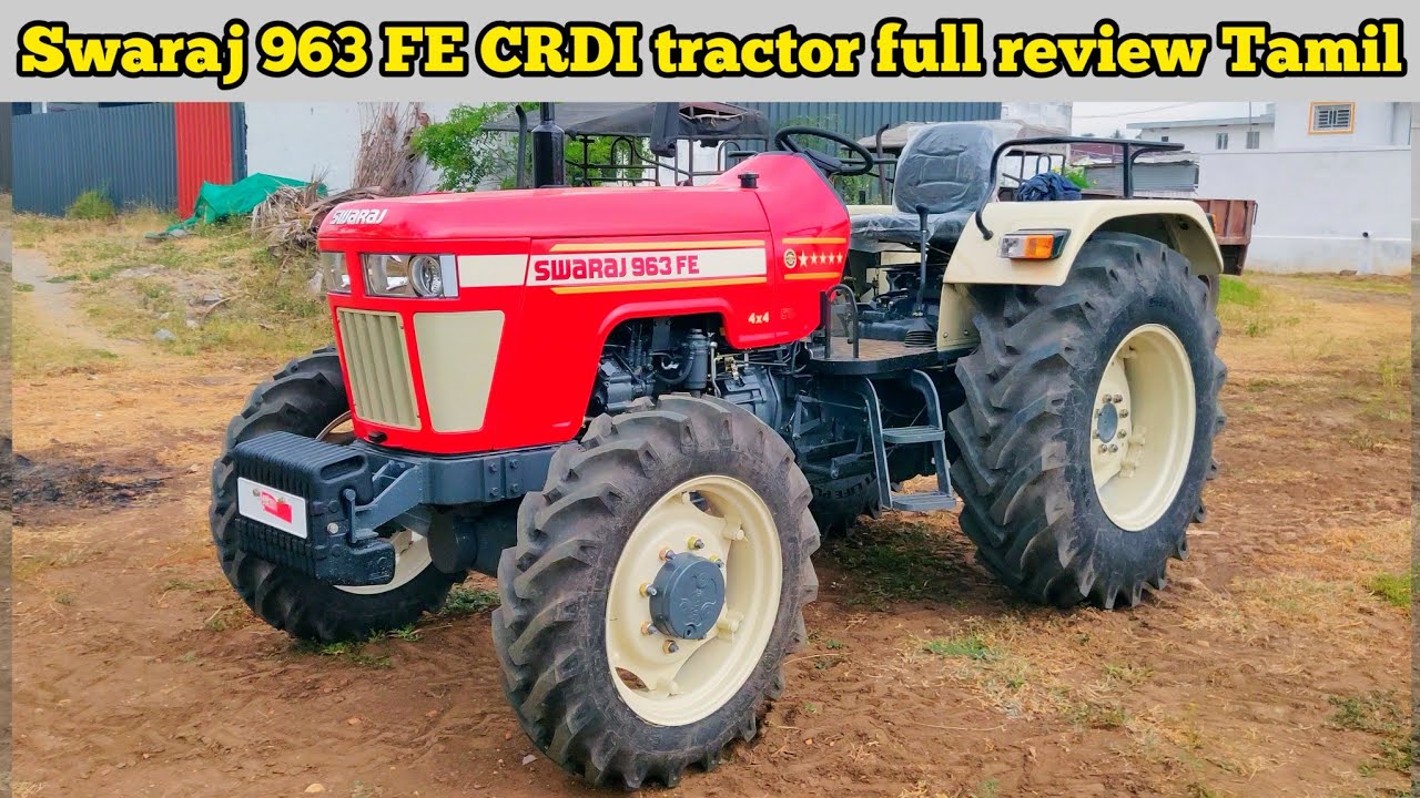 New Swaraj 963 Fe CRDI 4wd STr creeper tractor full review | 3 HP option in one engine