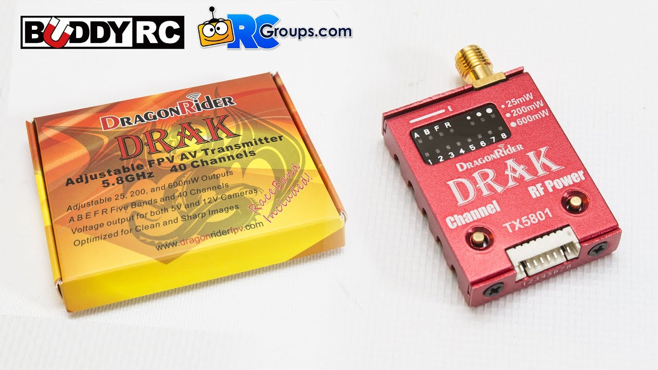 DragonriderFPV DRAK 5.8GHz Video Transmitter - RCGroups.com Review