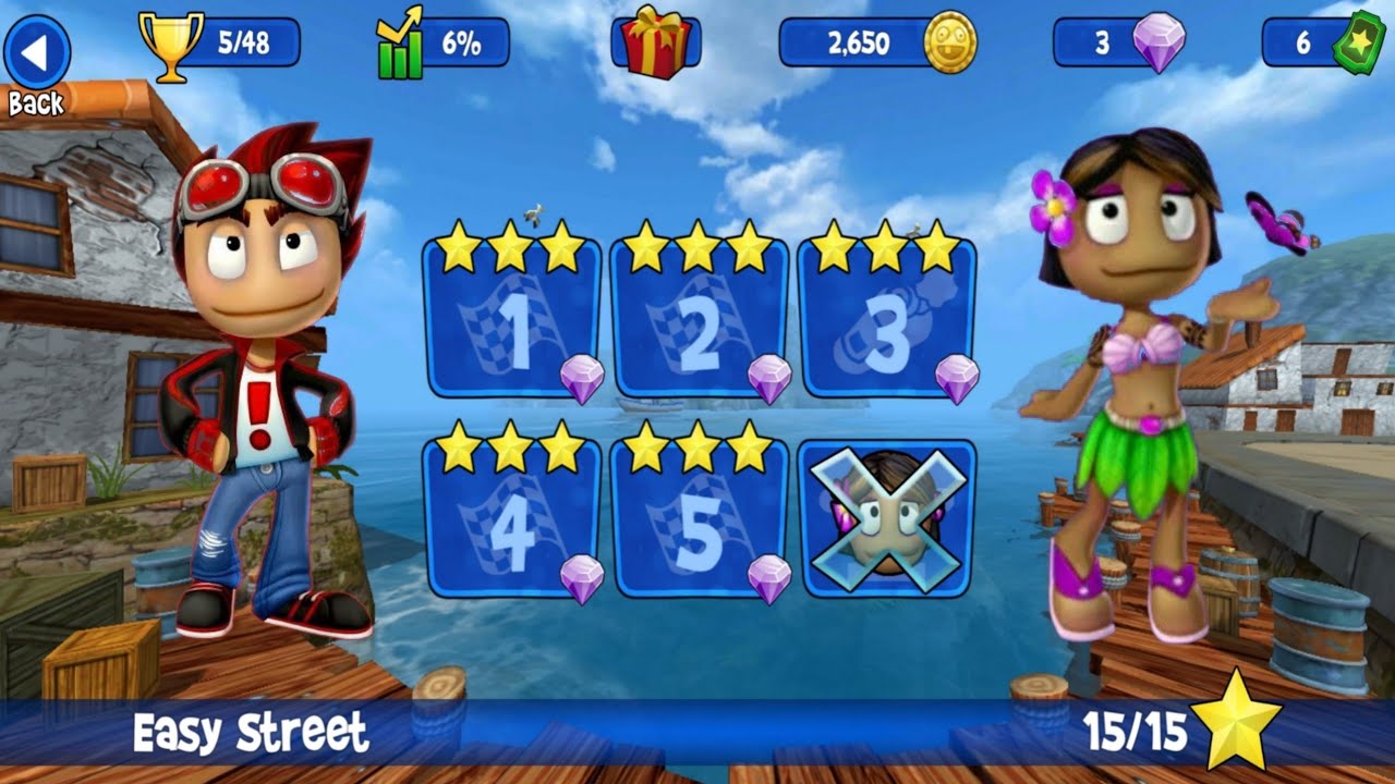 Beach Buggy Racing 2014 - Gameplay Walkthrough #1 - Easy Street