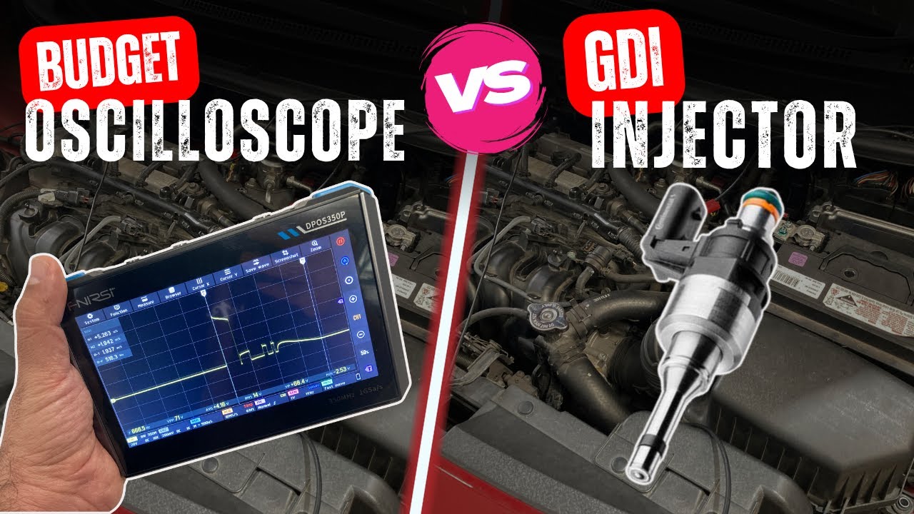 GDi Injectors vs Budget Oscilloscope | GDi Injectors Diagnostic with a Budget Scope