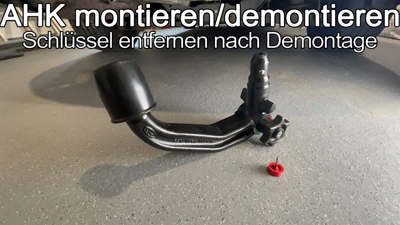 AHK montieren | demontieren | Schl&uuml;ssel entfernen nach Demontage | Ford Mondeo mk4 BA7 Bj. 2011