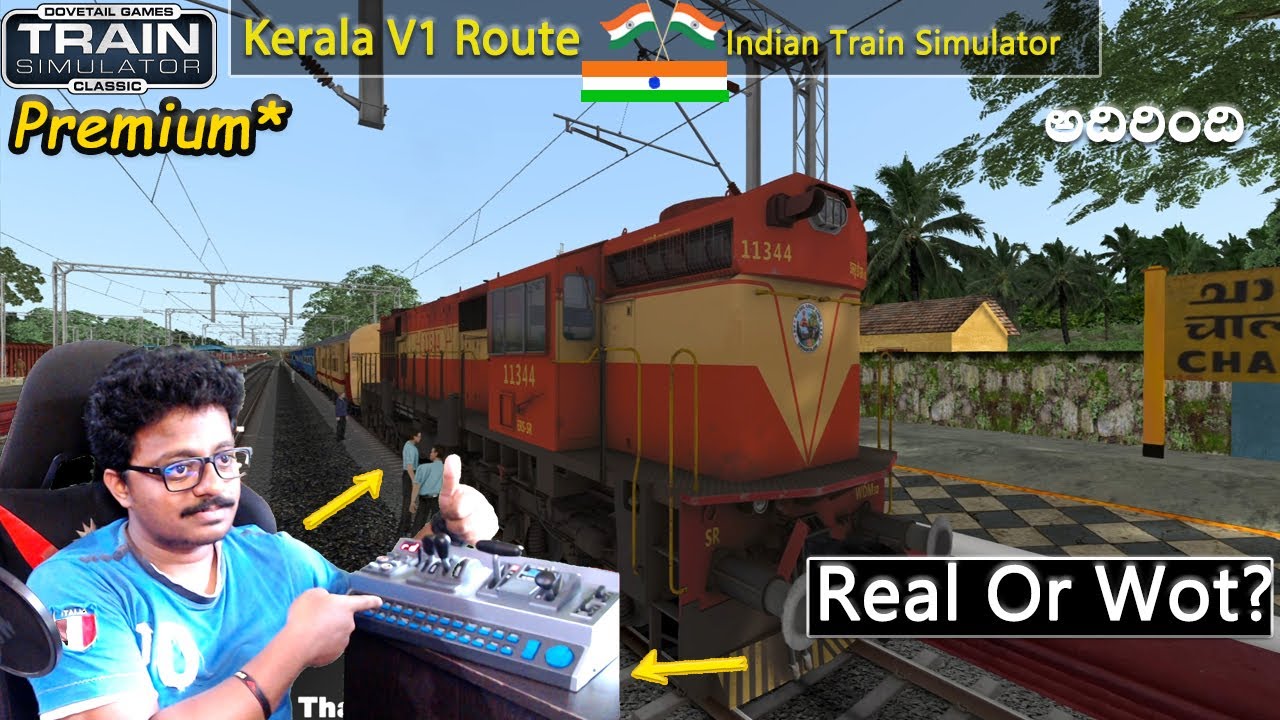 WDM3D 06470 Nilumbur rd To Shoranur Express Indian Part2-2 | Train Simulator Classic in Telugu
