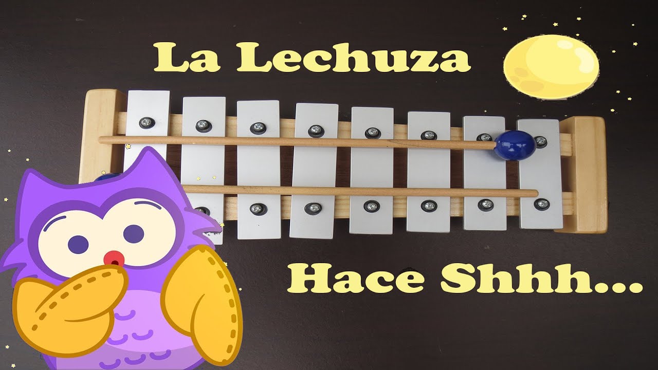 La lechuza hace Shhh / xilófono canciones / SONGS ON XYLOPHONE -Tutorial