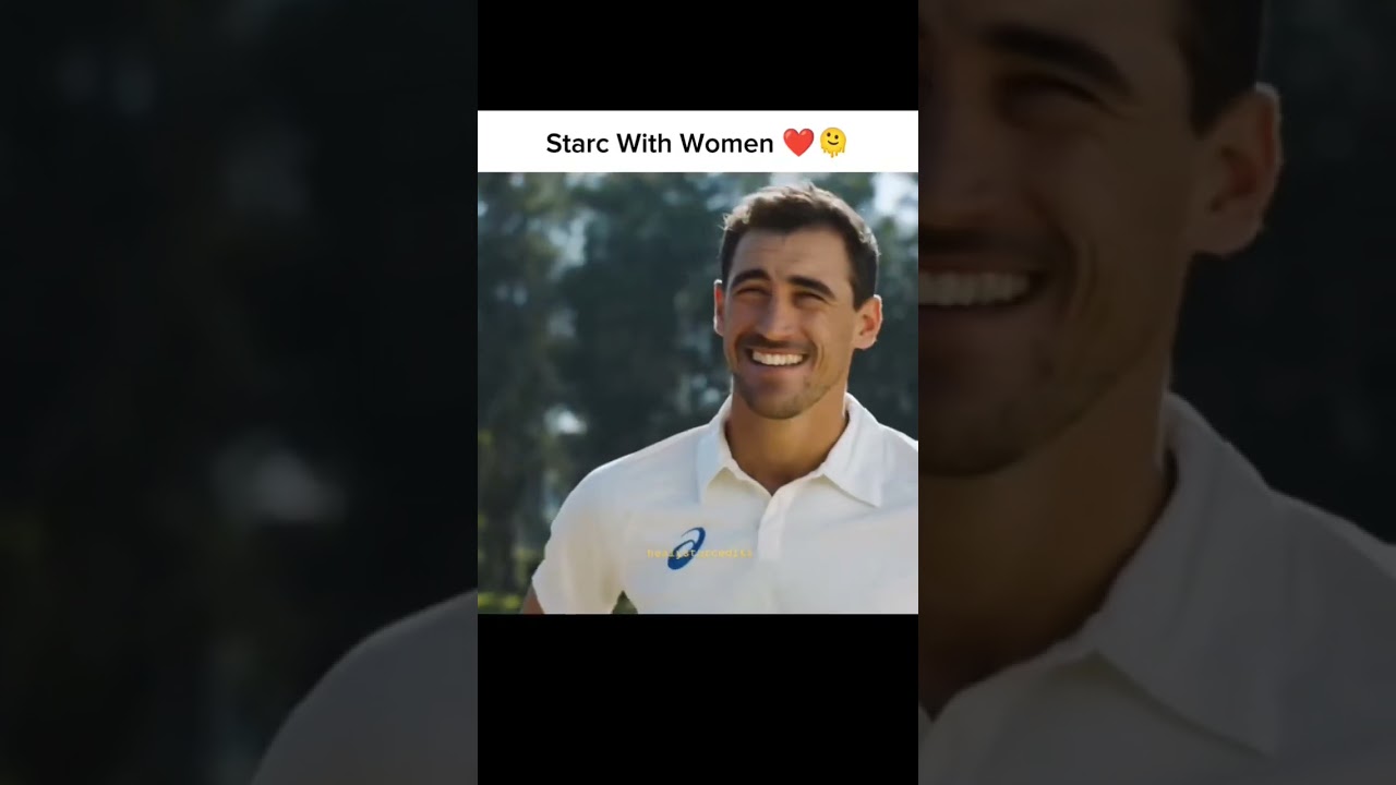 Starc with women VS starc with men ☠️ #cricket #mitchellstarc #shortvideo #viralvideo