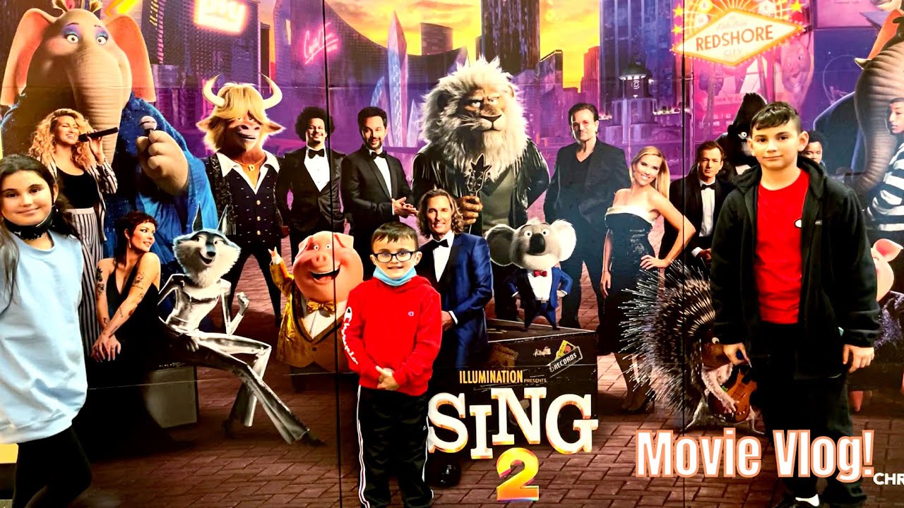 Sing 2 Movie Vlog! Finally back at AMC Theaters in person!!! Sing 2 Toy Hunt at Target! 🎥🍿❤️