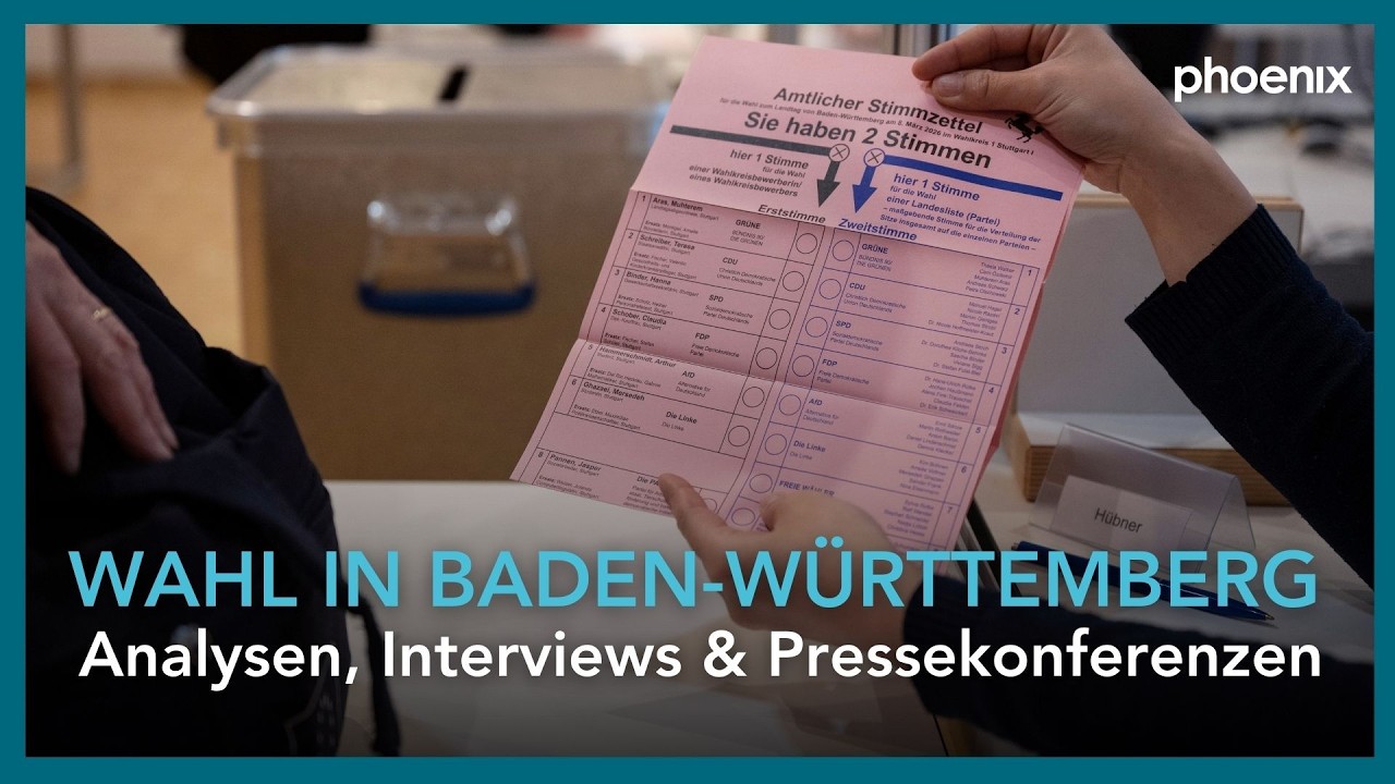 Baden-Württemberg nach der Landtagswahl: Analysen, Interviews & Pressekonferenzen | 09.03.2026