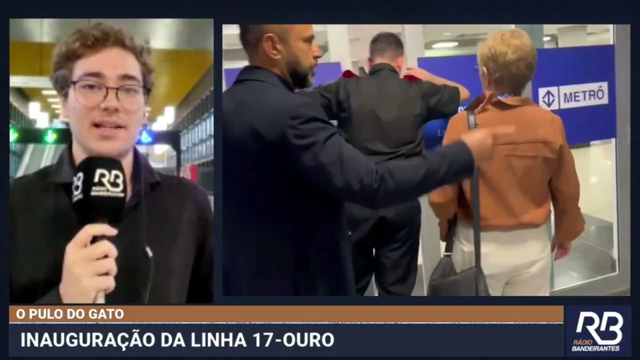 Inaugura&ccedil;&atilde;o do monotrilho da Linha 17-Ouro | O Pulo do Gato
