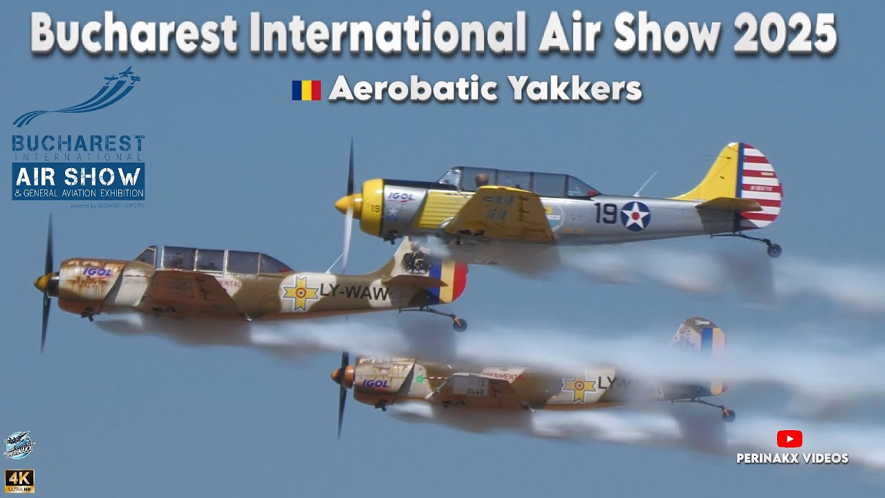 Yak-52TW ▲ Aerobatics Yakkers | Iacării Acrobați 🇷🇴 ▲ BIAS 2025