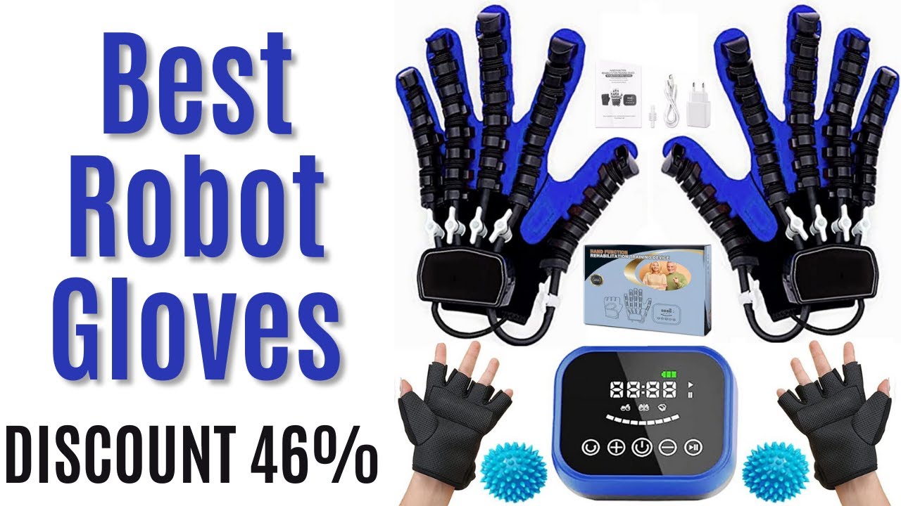 Rehabilitation Robot Gloves Wireless Mirroring Stroke Hemiplegia Hand Function Training Glove