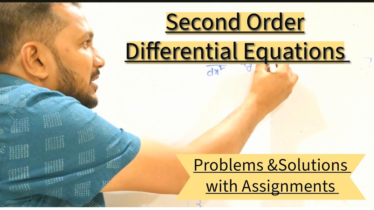 Differential Equation Part 1: Second Order First Degree #maths #jelet