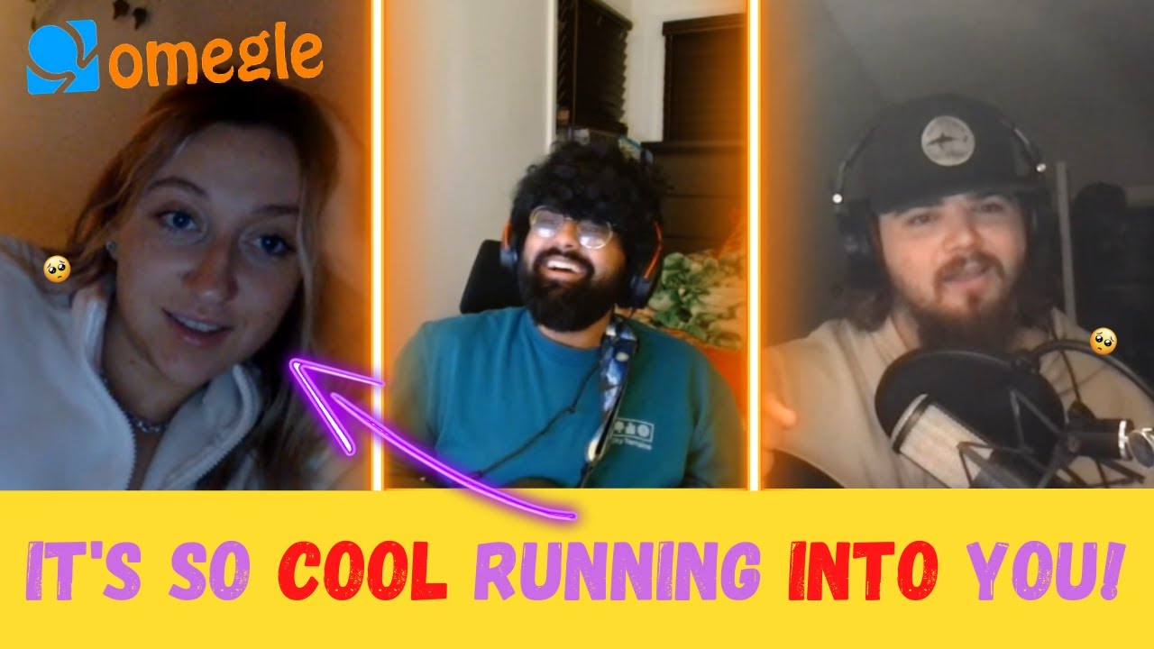 IT'S SO COOL RUNNING INTO YOU! (OMEGLE SINGING REACTIONS!)