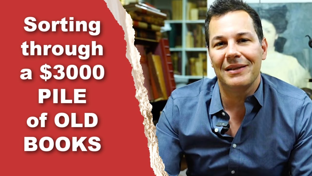 Hoping for treasures in a $3000 pile of Old Books. #rarebooks