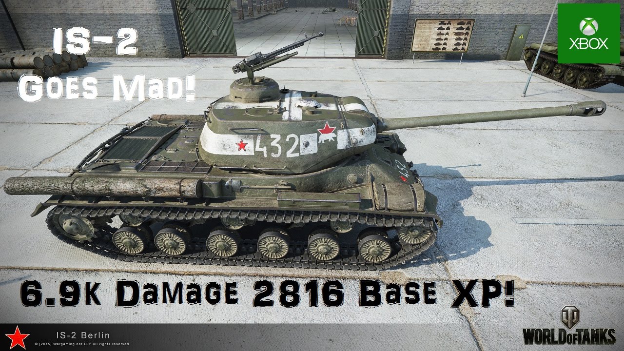 IS-2 Goes Mad! - 6.9K Damage 2816 Base XP - World of Tanks Console ( Xbox / PS4 )