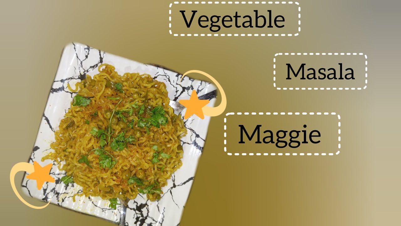 🍲 Vegetable Masala Maggie | ✨ Simple and Easy | Maggie by @bhookbaazi 💗🍽️