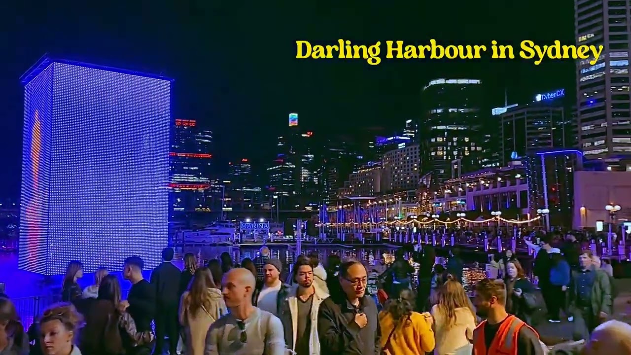 Darling Harbour & Opera House Vivid 2025 in Sydney