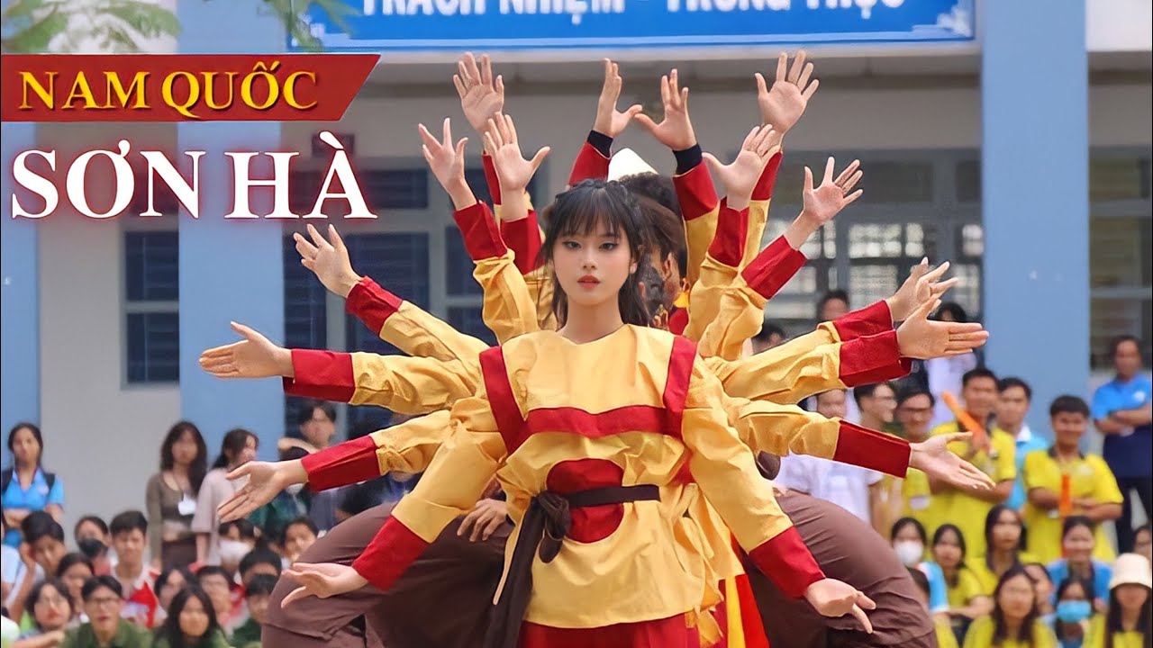 [GIẢI NHẤT FLASHMOB HỘI TRẠI CỤM 4] Nam Quốc Sơn Hà - ERIK x Phương Mỹ Chi | THPT Phong Phú