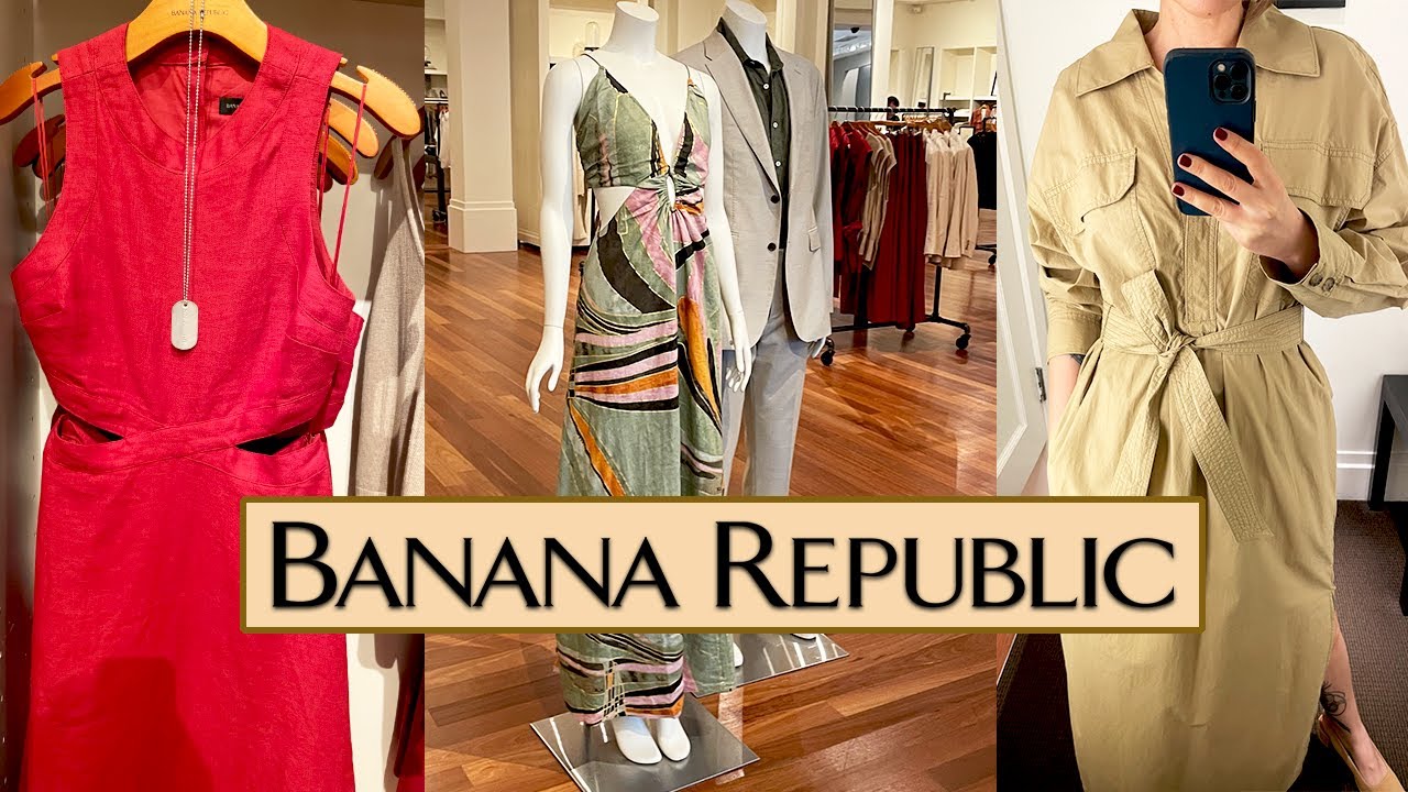 ❤️🦁 BANANA REPUBLIC SUMMER'23 COLLECTION NEW & SALE TRY ON HAUL