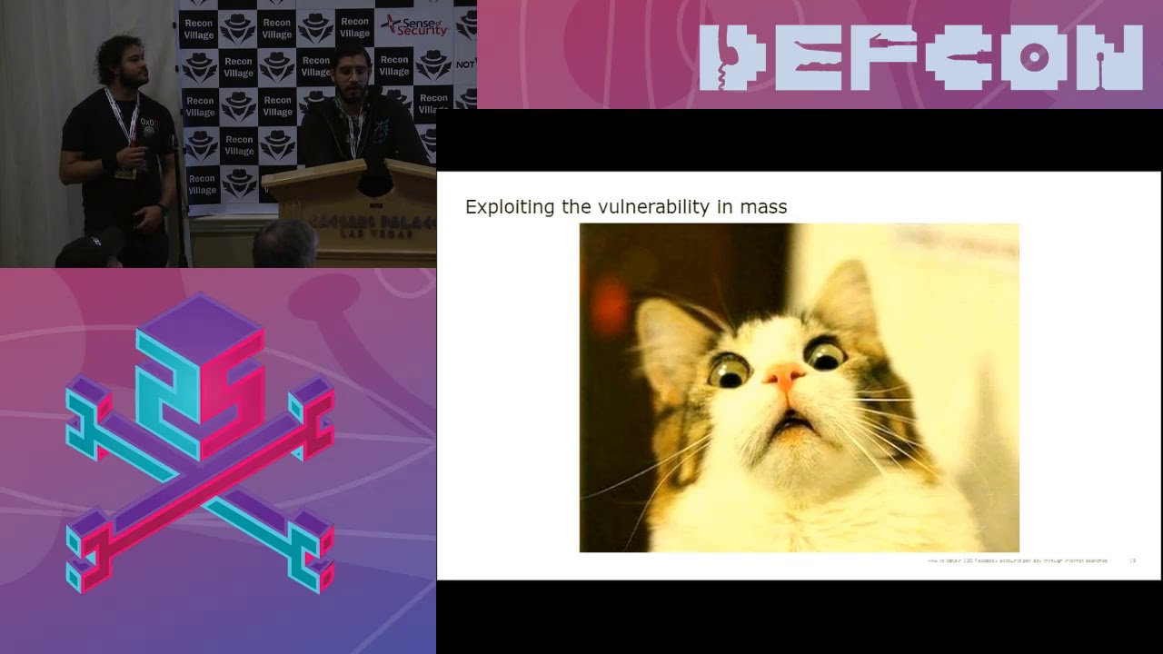 DEF CON 25 Recon Village - Guillermo Buendia,  Yael Esquivel - How To Obtain 100 Facebooks a Day