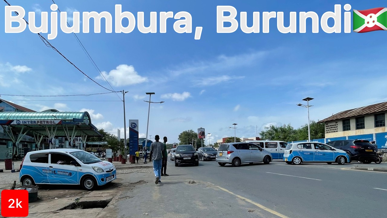 Bujumbura Burundi 🇧🇮 | Walking from COTEBU to City Center ( Real Street Sounds 2K )