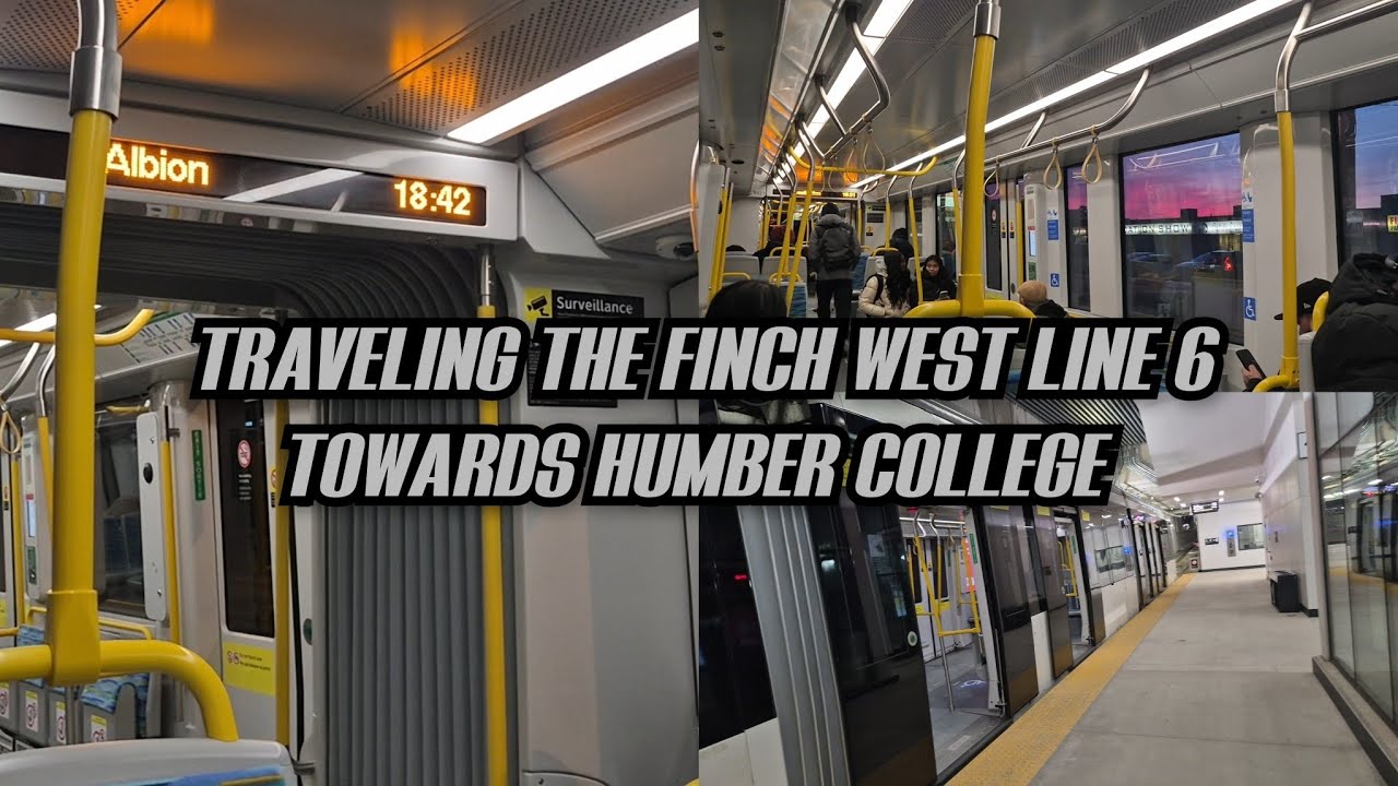 Switching Seats On a Noisy Finch Line 6 Ride To Humber College Station 