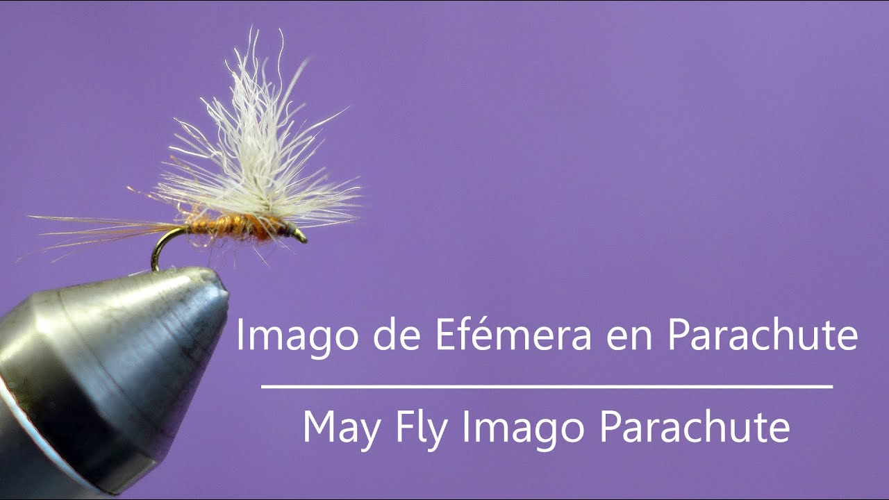 Monteje de un Imago de Efémera en Parachute con Poste de PLA