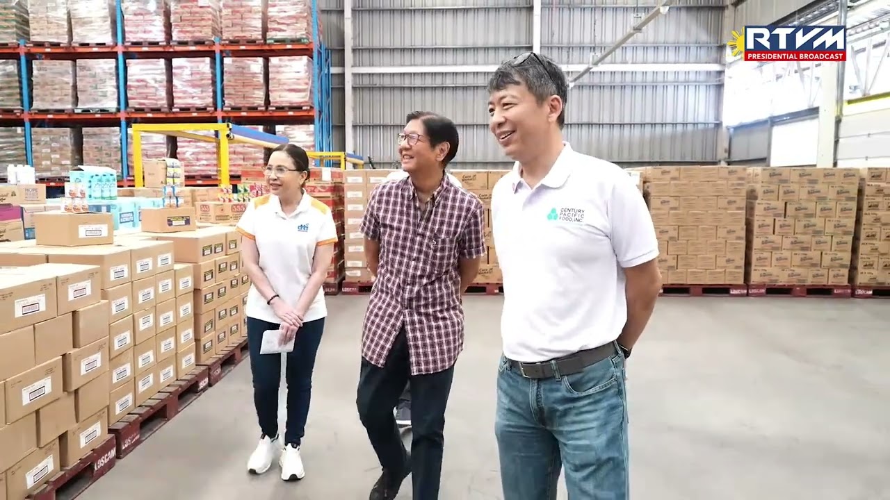 Посещение распределительного центра Century Pacific Food, Inc. (CPFI) в Каламбе.
