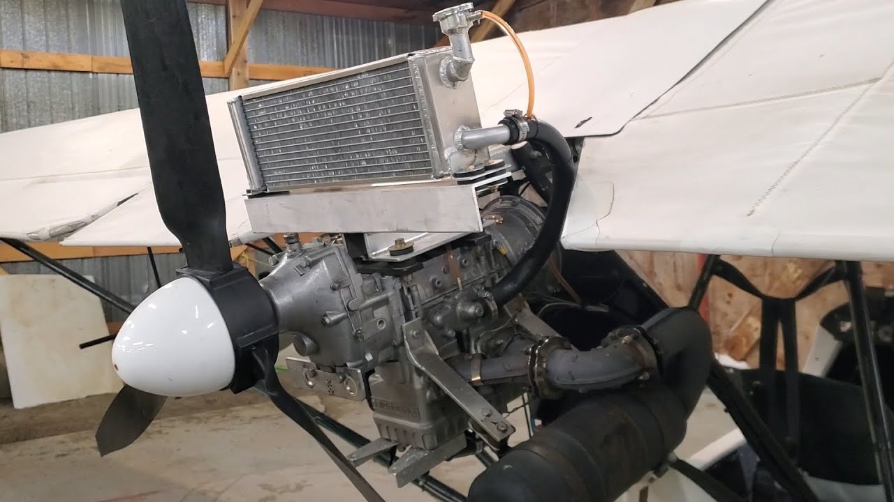 Новый радиатор для двигателя Rotax 582