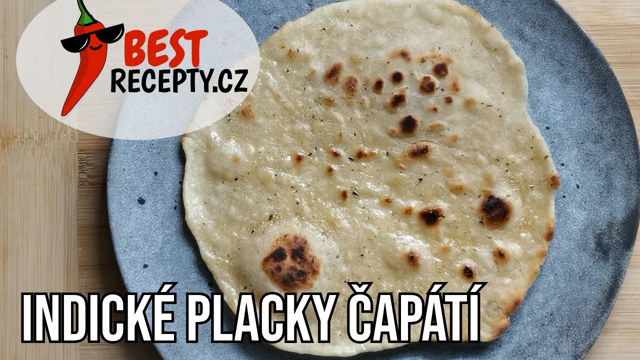 Recept na INDICKÉ PLACKY ČAPÁTÍ (chapati) - lze je plnit sýrem a bramborem🔝🧡