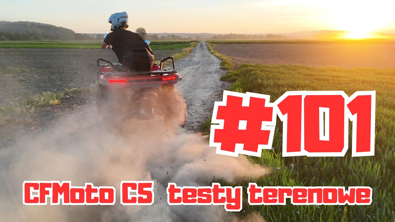 CFMoto C5 pomiędzy Polarisami na 400km wyprawie po przepięknym podkarpaciu ATV Dzik #101