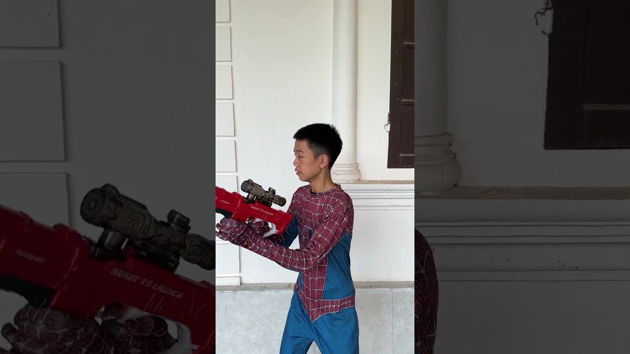 BC   Sangbee bắn súng nerf   Good Nerf Gun 
