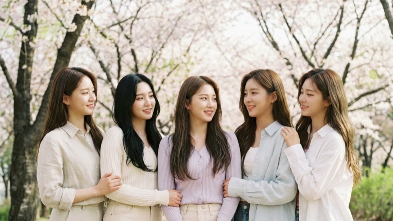 빛을 따라 | K-POP Girl Group Spring Cheer Song 🌸 Band Dance Pop