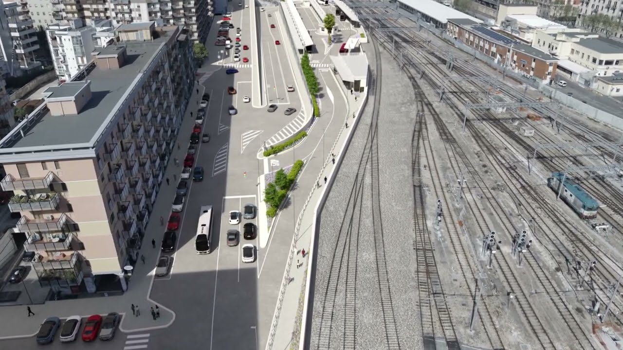 Bari, ecco come sarà il nuovo terminal bus di via Capruzzi: in un video la simulazione