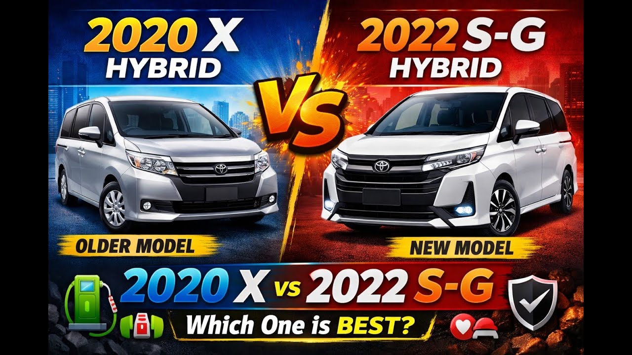 Toyota Noah Hybrid Comparison | Noah 2020 X vs Noah 2022 S-G | কোনটা নিলে লাভ? 🔥