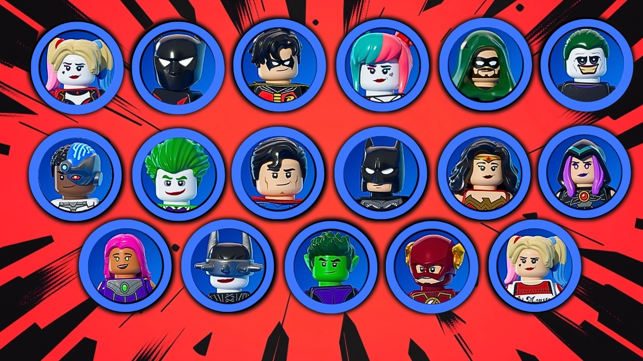 ALL 31 LEGO DC Characters in Fortnite - Complete Showcase Explained!