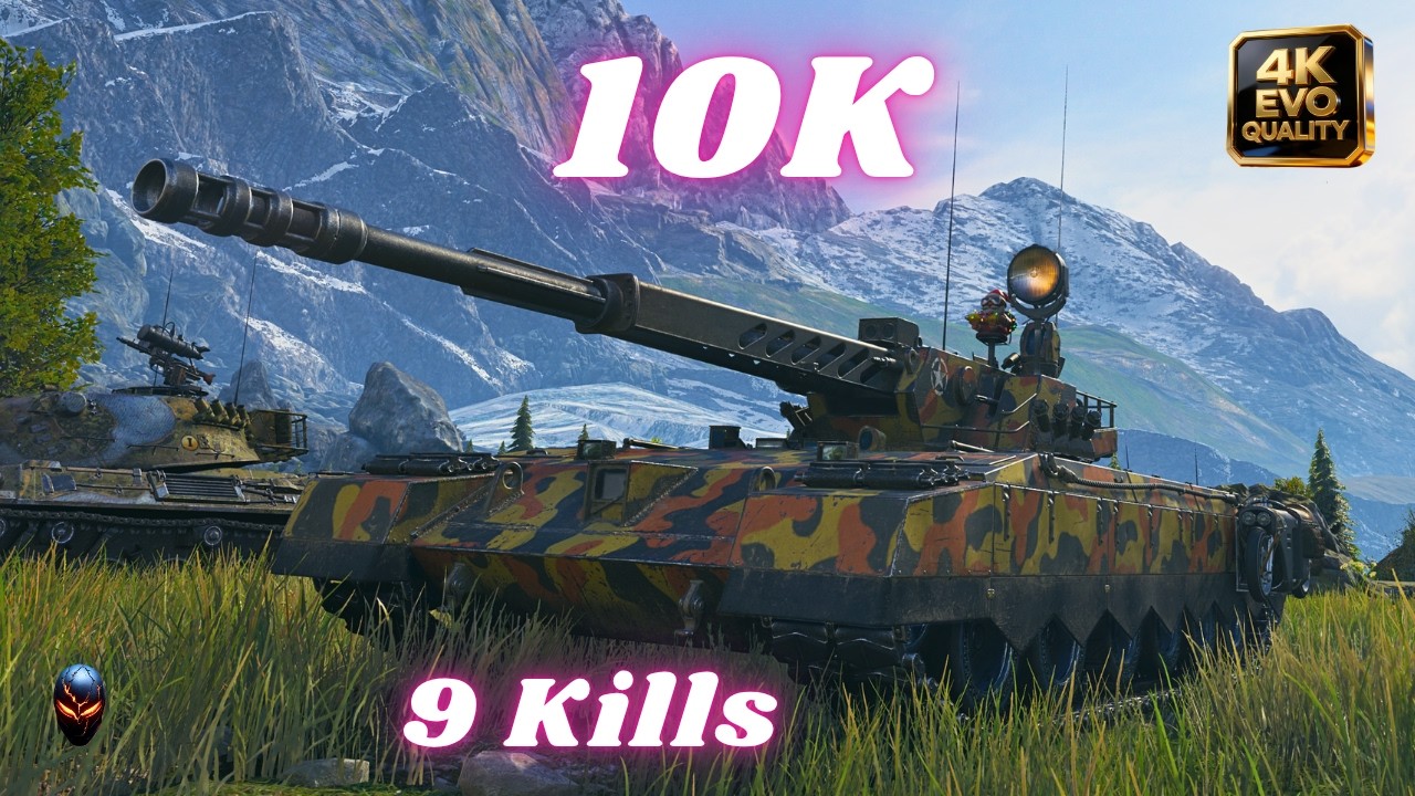 Ares 90 C  10K Damage 9 Kills & Ares 90  9.4K Dmg 8 Kills World of Tanks