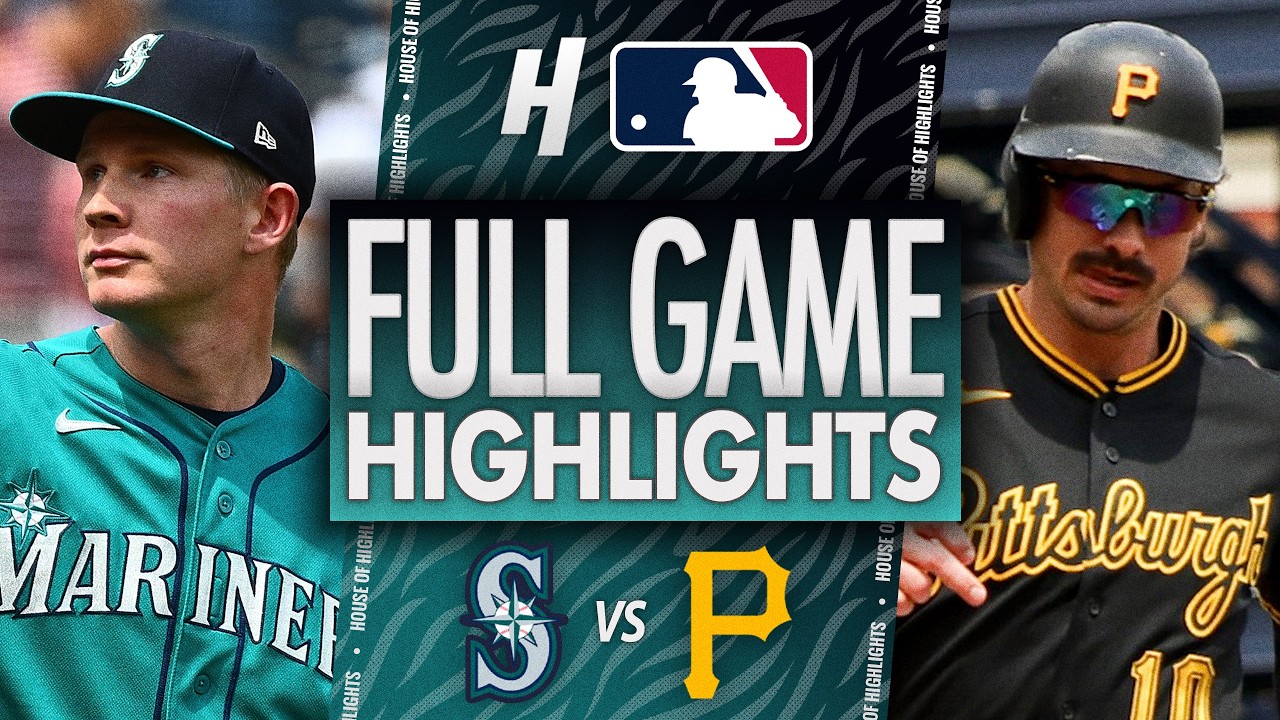 Seattle Mariners против Pittsburgh Pirates &mdash; ЛУЧШИЕ МОМЕНТЫ МАТЧА 🔥 24 июня 2026 г. Сезон MLB
