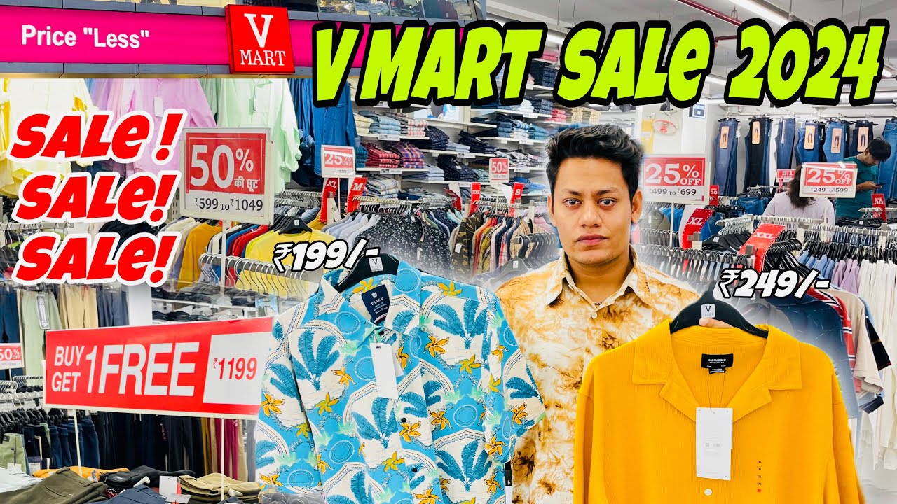V Mart Sale 2024 | starting at ₹99/- | v mart men’s haul & summer collection