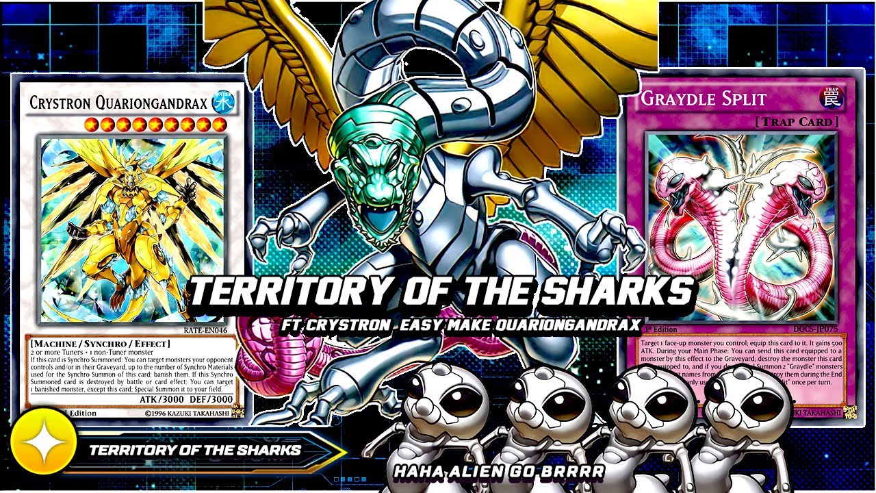 INSANE SYNERGYS - TERRITORY OF THE SHARKS GRAYDLE ft CRSYTRON [Yu-Gi-Oh! Duel Links]
