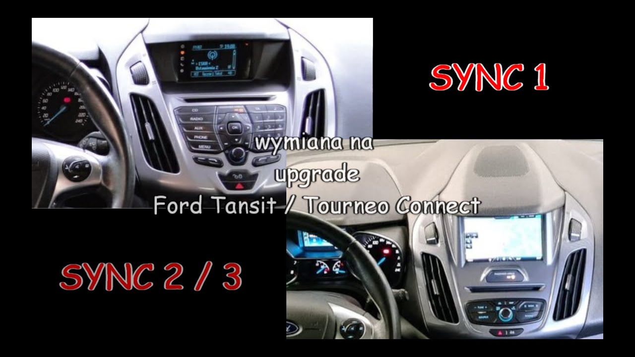 Sync1 na SYNC 2 /3 Ford Transit Tourneo Connect - intro