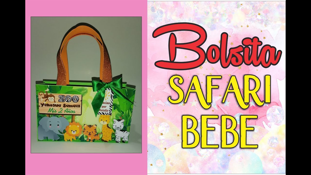 🎉🎉✿Bolsa Safari Bebé - Imprimibles Gratis✿😉✿ Creaciones Samadith/DIY ✿🎉🎉