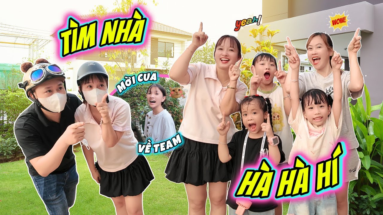 Tìm Nhà Hà Hà Hí - Gia Đình MiMi Gặp Team Hà Hà Hí Chụp Ảnh Và Đón Cua Gia Nhập Team MiMi Family