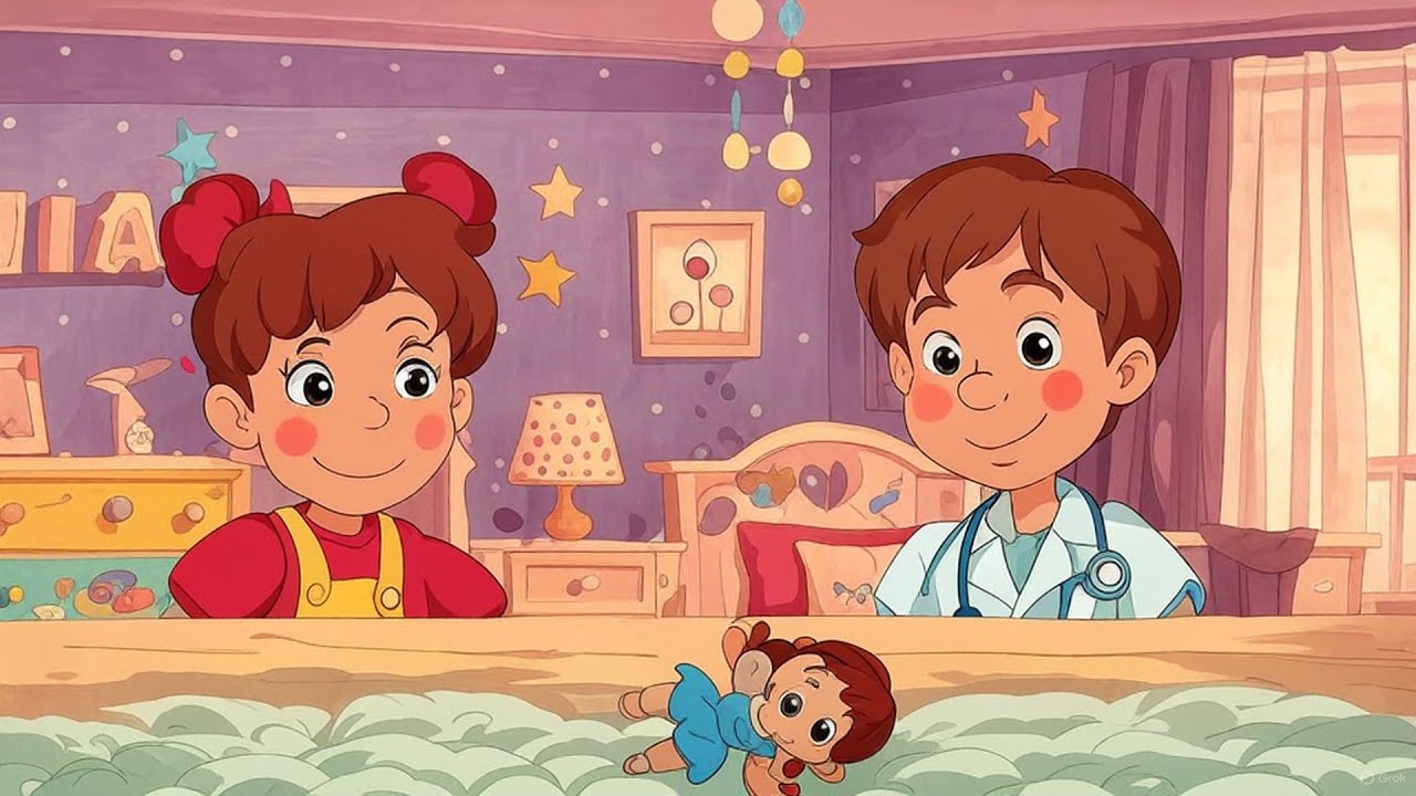 Miss Polly had a Dolly - Roleplay Nursery Rhymes for Kids